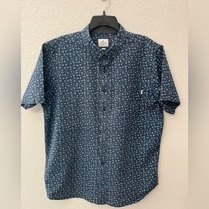 Rip Curl Men's Flower Shop Printed Short Sleeve Button Down Shirt Size XL